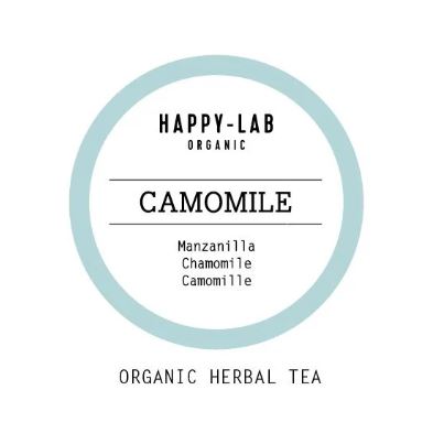 Happy-Lab – CAMOMILE – Caja 60 sobres - Pirámides biodegradables