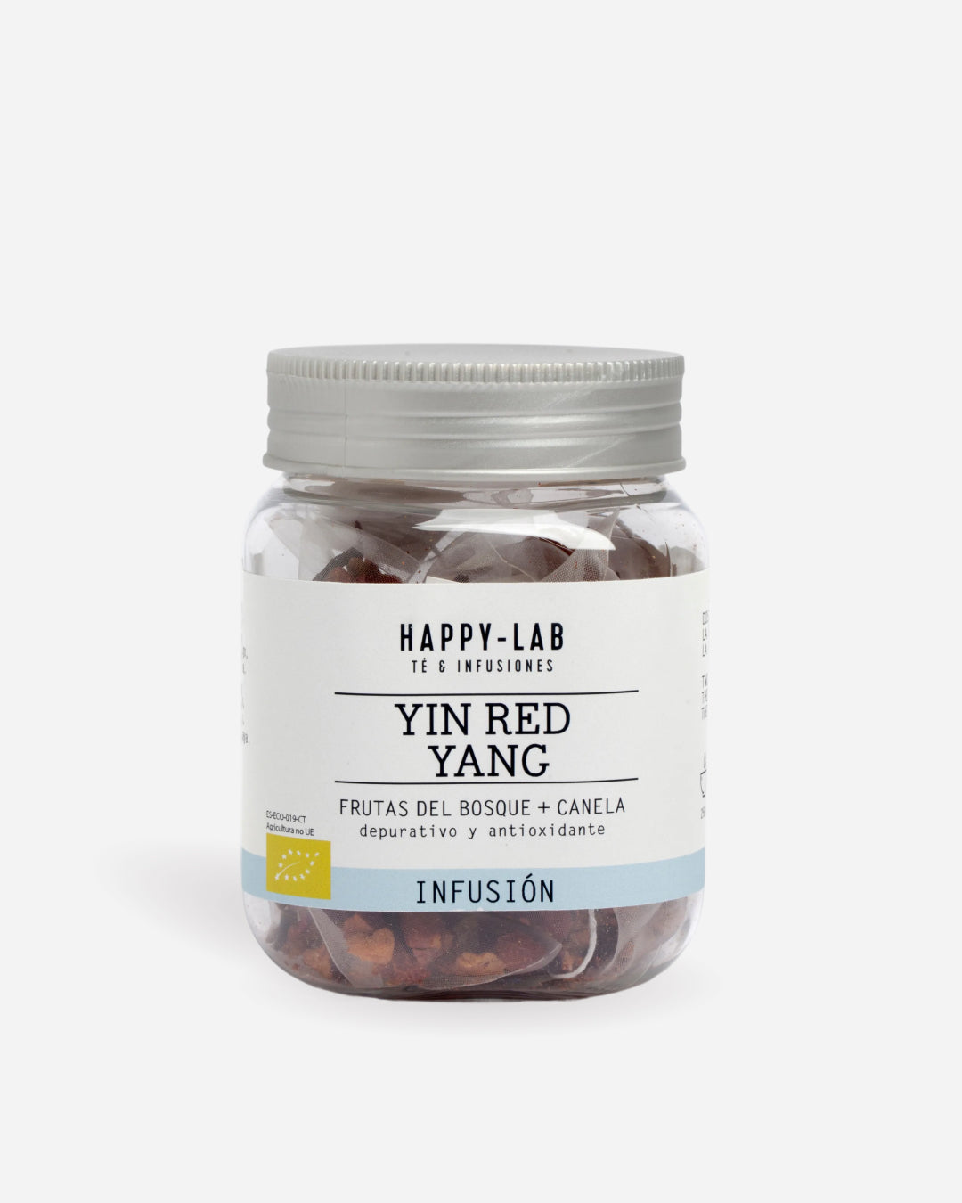 YIN RED YANG - Jar of 14 biodegradable pyramids