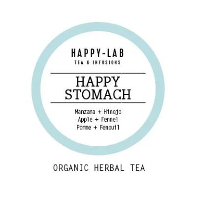 Happy-Lab – HAPPY STOMACH – Caja 60 sobres - Pirámides biodegradables