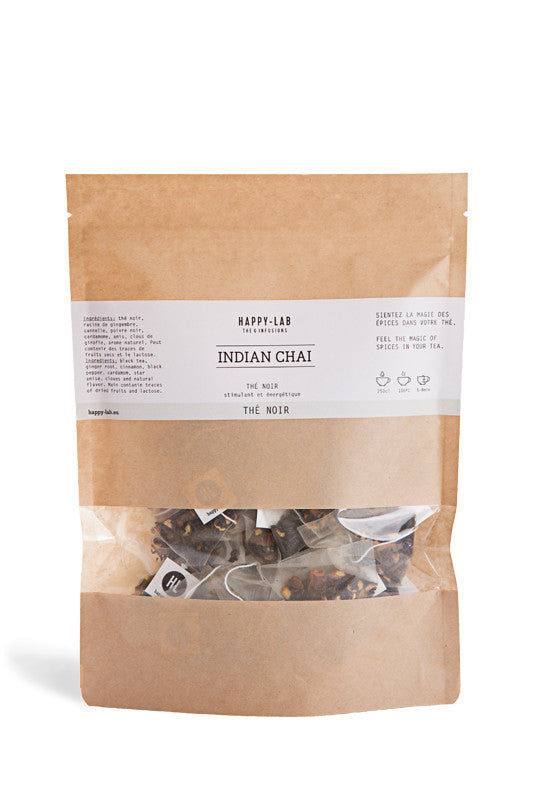 INDIAN CHAI - Ecopack 25 pirámides biodegradables