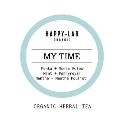 Happy-Lab – MY TIME – Caja 60 sobres - Pirámides biodegradables