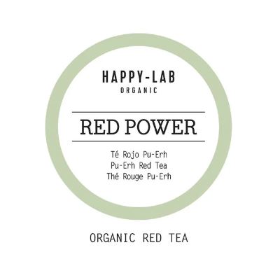 Happy-Lab – RED POWER – Caja 60 sobres - Pirámides biodegradables