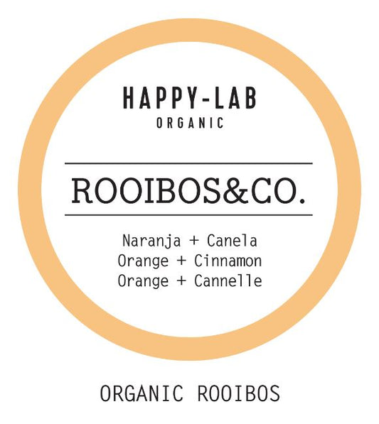 Happy-Lab – ROOIBOS & CO – Caja 60 sobres - Pirámides biodegradables