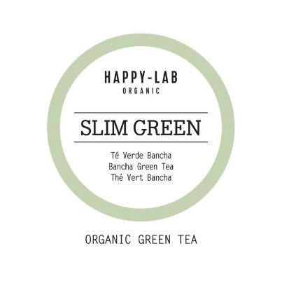 Happy-Lab – SLIM GREEN – Caja 60 sobres - Pirámides biodegradables