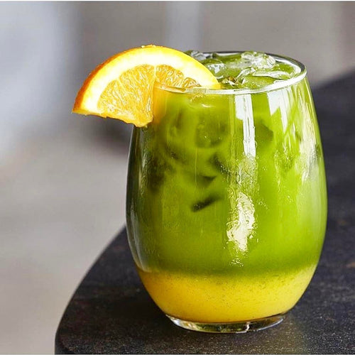 Refrescante y energizante: receta de matcha con zumo de naranja