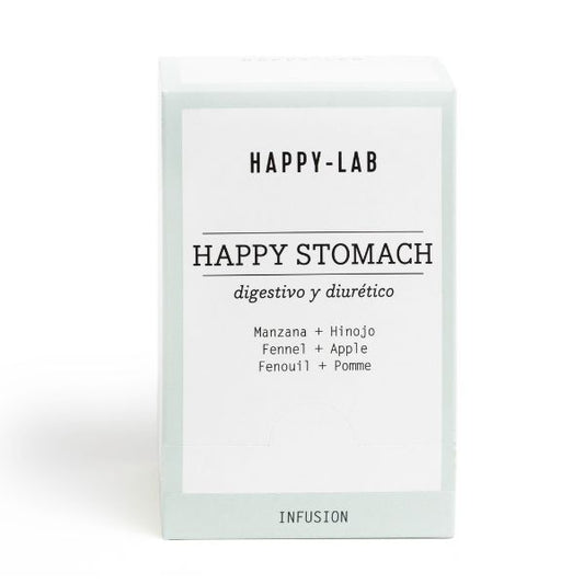 HAPPY STOMACH – Dispensador 20 sobres - pirámides biodegradables
