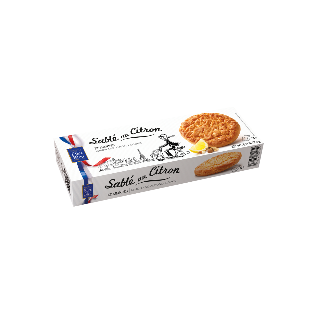 Galletas artesanas de Limón y Almendras 150 g.