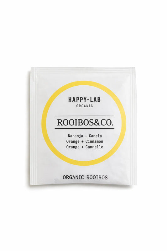 Happy-Lab – ROOIBOS & CO – Caja 60 sobres - Pirámides biodegradables