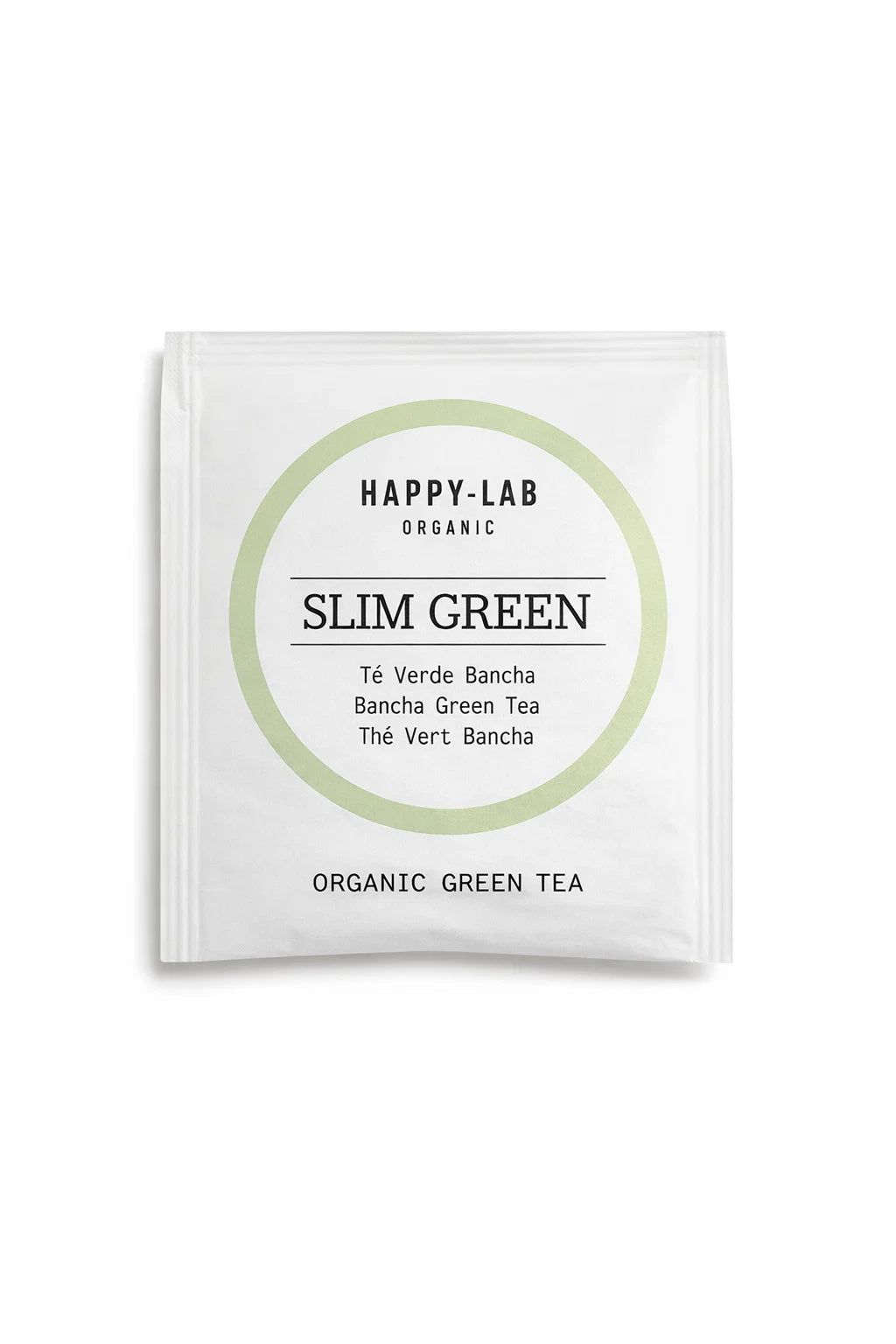 Happy-Lab – SLIM GREEN – Box of 60 sachets - Biodegradable pyramid tea bags