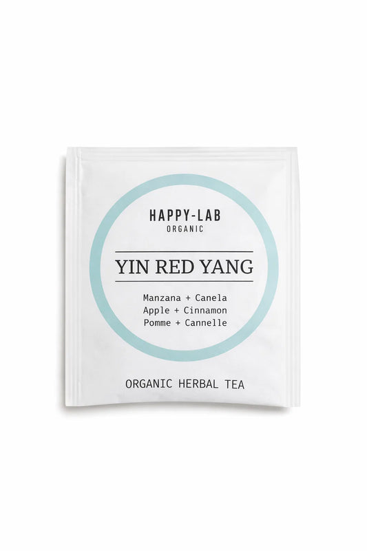 Happy-Lab – YIN RED YANG – Caja 60 sobres - Pirámides biodegradables