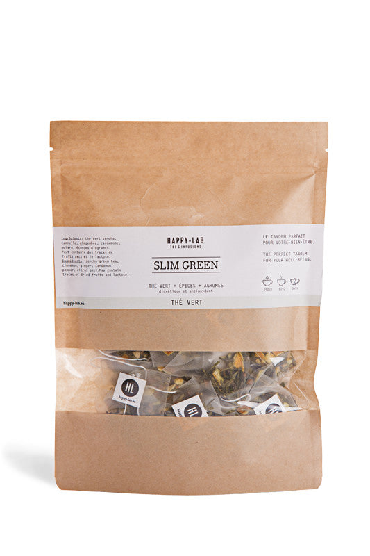 SLIM GREEN - Ecopack 25 pirámides biodegradables