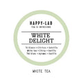 Happy-Lab – WHITE DELIGHT – Caja 60 sobres - Pirámides biodegradables