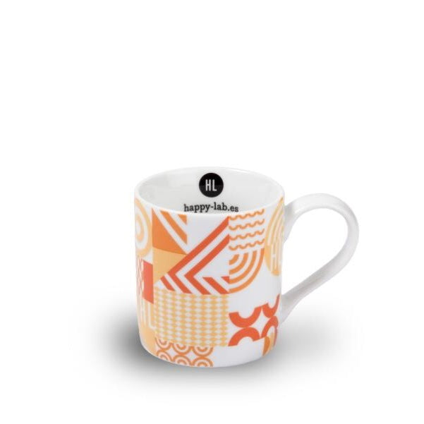 MUG ORANGE - Taza naranja con tapa Happy-Lab